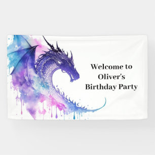 Dragon Tale Birthday Banner