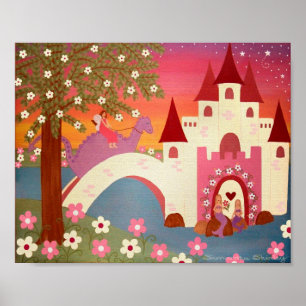 Dragon Tales - 8x10 Prinzessin Fairytale Kinder Ku Poster