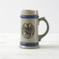 Dragon Tasse - mittelalterlicher Bierstein