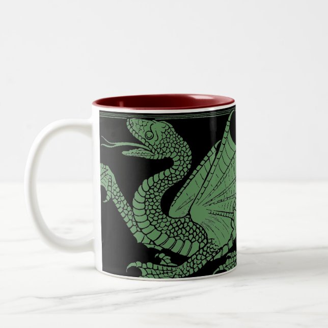 Dragon-Tasse Zweifarbige Tasse (Links)