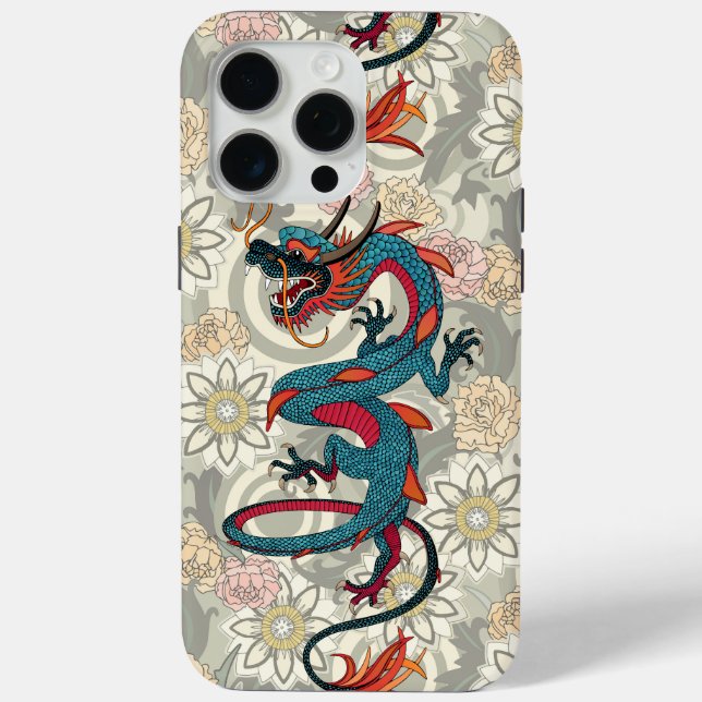 dragon tattoo light Case-Mate iPhone hülle (Rückseite)