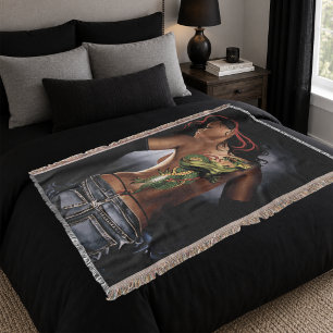 Dragon Tattoo Woman Decke