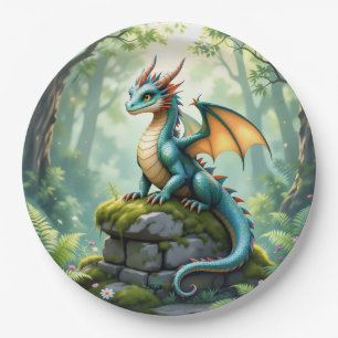 Dragon Themed Boys Geburtstagsparty Pappteller