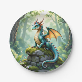 Dragon Themed Boys Geburtstagsparty Pappteller