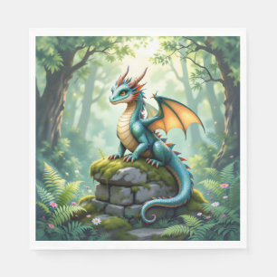 Dragon Themed Boys Geburtstagsparty Serviette