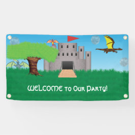 Dragon Themed Party Banner