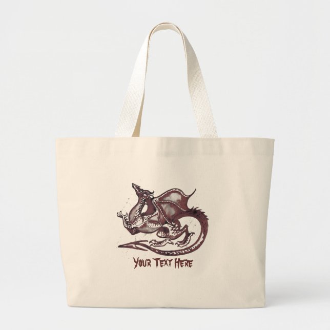 Dragon Tote Bag Jumbo Stoffbeutel (Vorne)