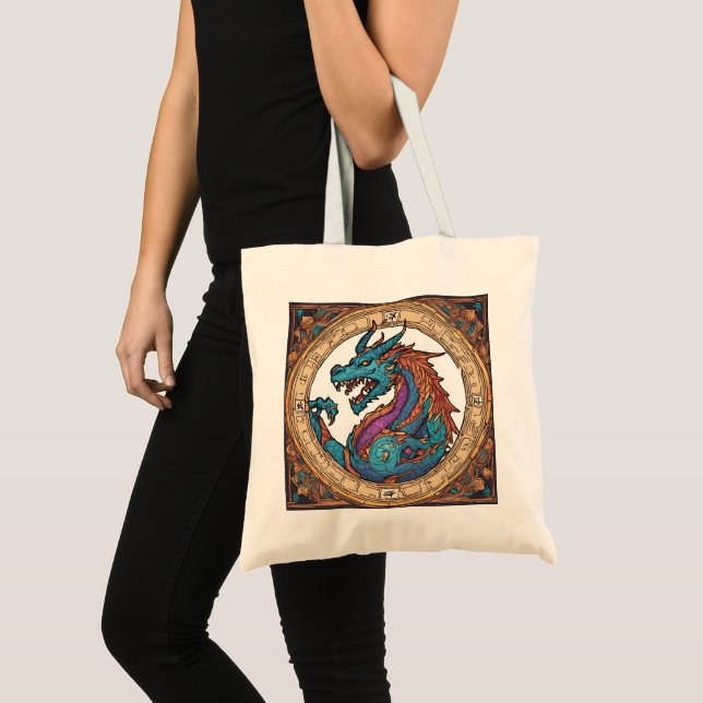 Dragon Tote Bag Tragetasche (Vorderseite (Produkt))