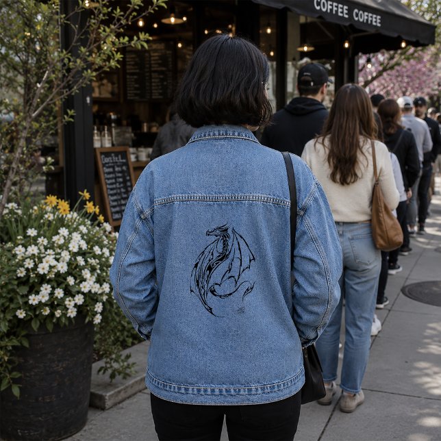 Dragon Tribal Jeansjacke (Von Creator hochgeladen)