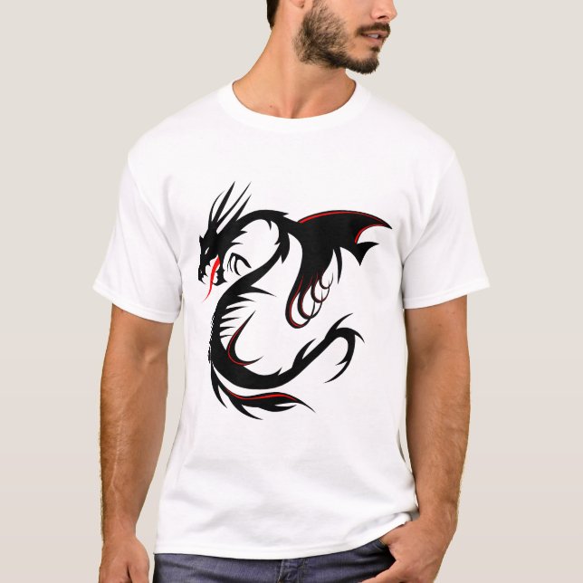 Dragon_Tribal_Tatouoo_Form_2004_ooo_y T-Shirt (Vorderseite)