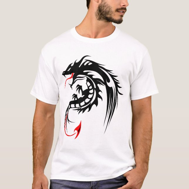 Dragon_Tribal_Tatouoo_Form_2004_oooooooooo_y T-Shirt (Vorderseite)