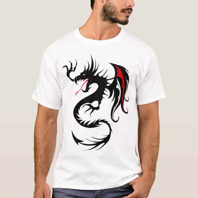 Dragon_Tribal_Tatouooulou_Form_2004_oooo_y T-Shirt (Vorderseite)