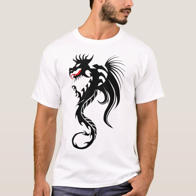 Dragon_Tribal_Tattoo_Form_2004_ooo_y T-Shirt (Vorderseite)