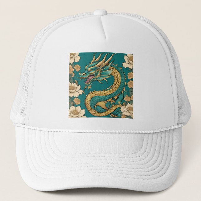 Dragon Trucker Hat Truckerkappe (Vorderseite)