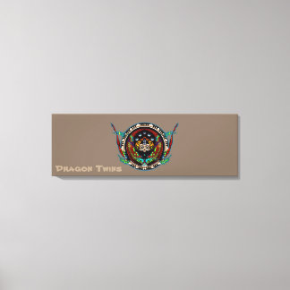 Dragon Twins Leinwanddruck