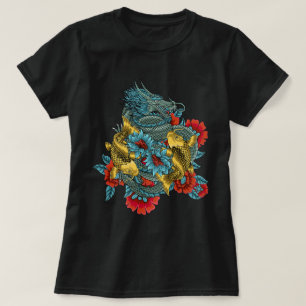 Dragon und Kois T-Shirt