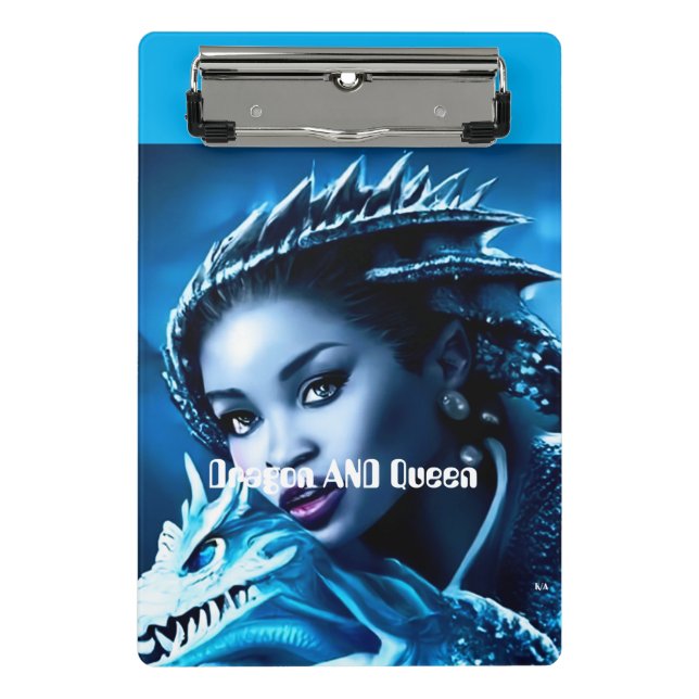 Dragon und seine Königin - Mini-Zwischenablage Mini Klemmbrett (Vorderseite)