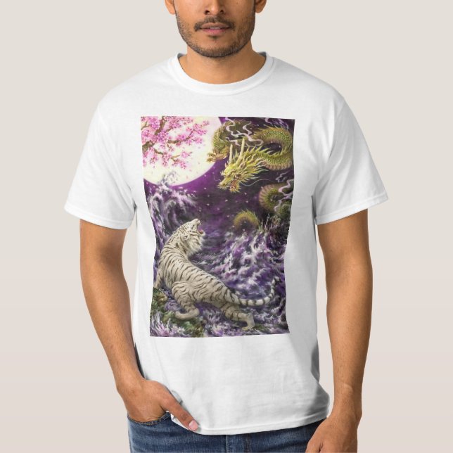 Dragon und Tiger T - Shirt (Vorderseite)