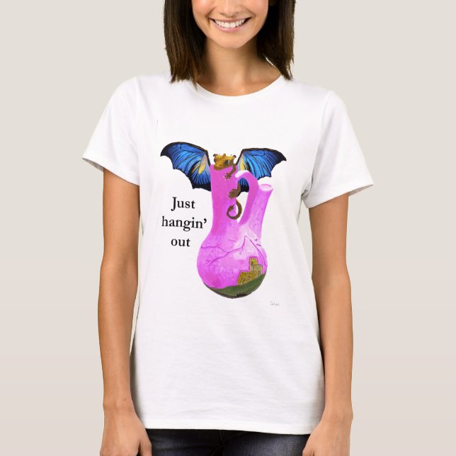 Dragon und Vase T-Shirt (Vorderseite)