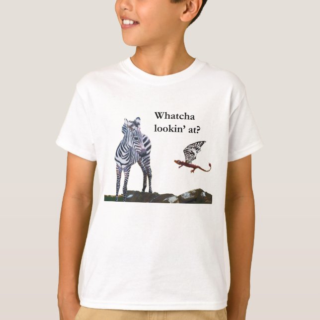 Dragon und Zebra T-Shirt (Vorderseite)