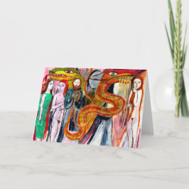 Dragon Utopia Grußkarte Karte