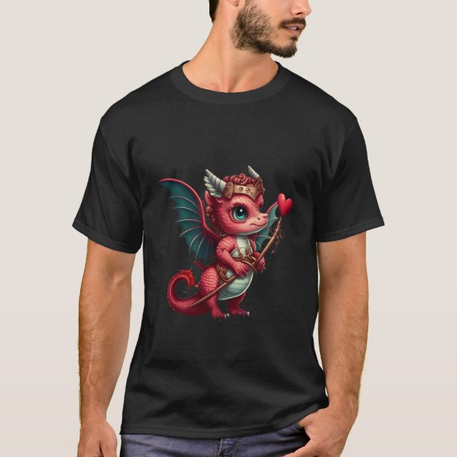 Dragon Valentine's Day Dragons  Dragon  Dragon  14 T-Shirt (Vorderseite)