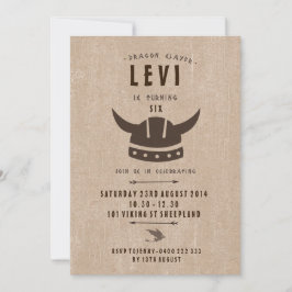 Dragon & Viking Einladung zum Geburtstag