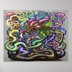 Dragon Vines Poster