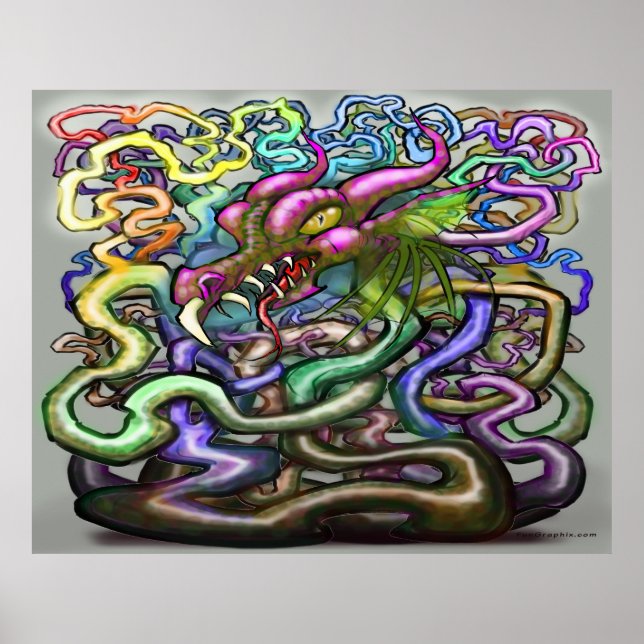 Dragon Vines Poster (Vorne)