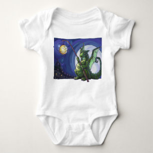 Dragon Watch Art Baby Strampler