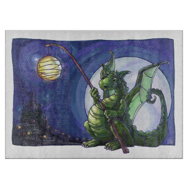 Dragon Watch Art Schneidebrett (Vorderseite)