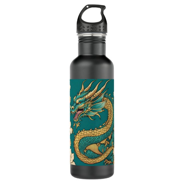 Dragon Water Flasche Edelstahlflasche (Vorderseite)