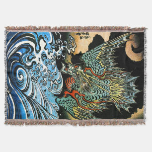Dragon & Water Spirit Kuniyoshi Japanisch Bildende Decke