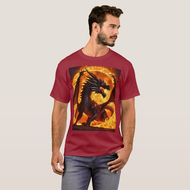 Dragon Whispers: Sammlung mystischer T - Shirt (Vorne ganz)