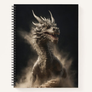 Dragon Wild Animal Elegante Drachensee-Zauber Notizbuch