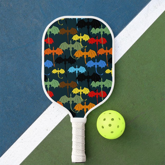 Dragon Wing Blue Flight Fantasy Pickleball Schläger (Von Creator hochgeladen)
