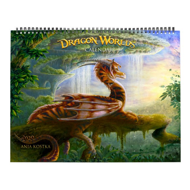 Dragon Worlds Calendar 2020 Kalender (Titelbild)