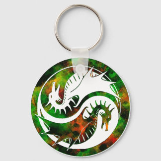 Dragon Yin Yang Schlüsselanhänger