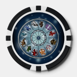 Dragon Zodiacsign Poker Chips