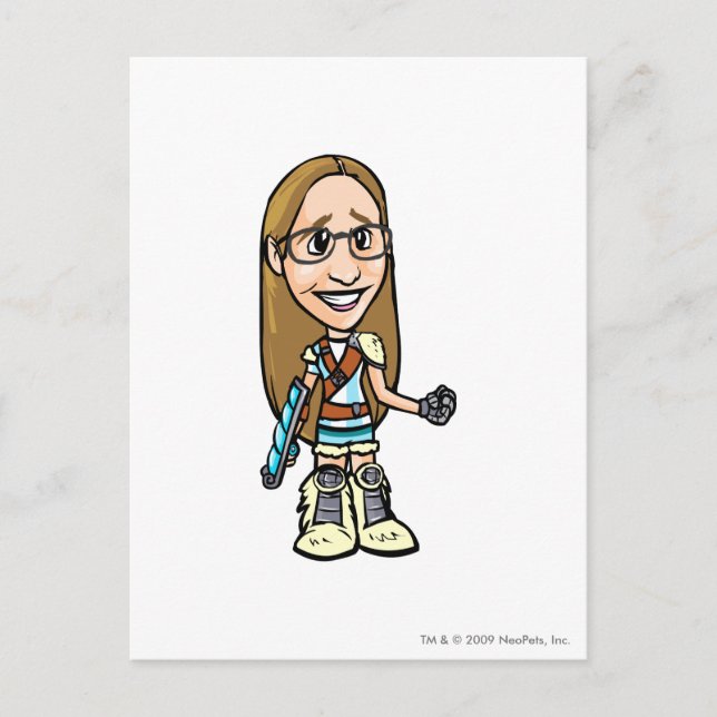 Dragona Terror Mountain Staff Player Postkarte (Vorderseite)