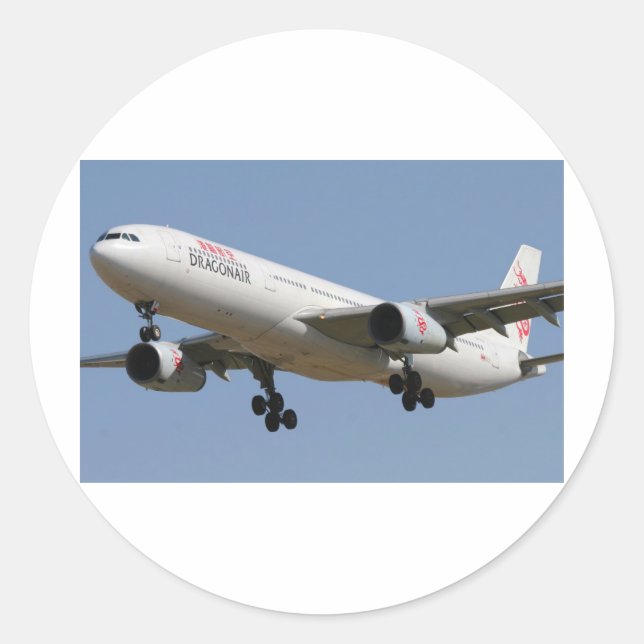 Dragonair Runder Aufkleber (Vorderseite)