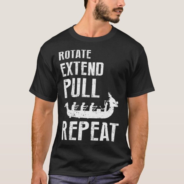 Dragonboating Theme for Dragon Boat Paddling  16 T-Shirt (Vorderseite)