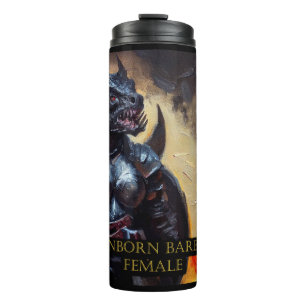 Dragonborn Barbarian Female Thermosbecher
