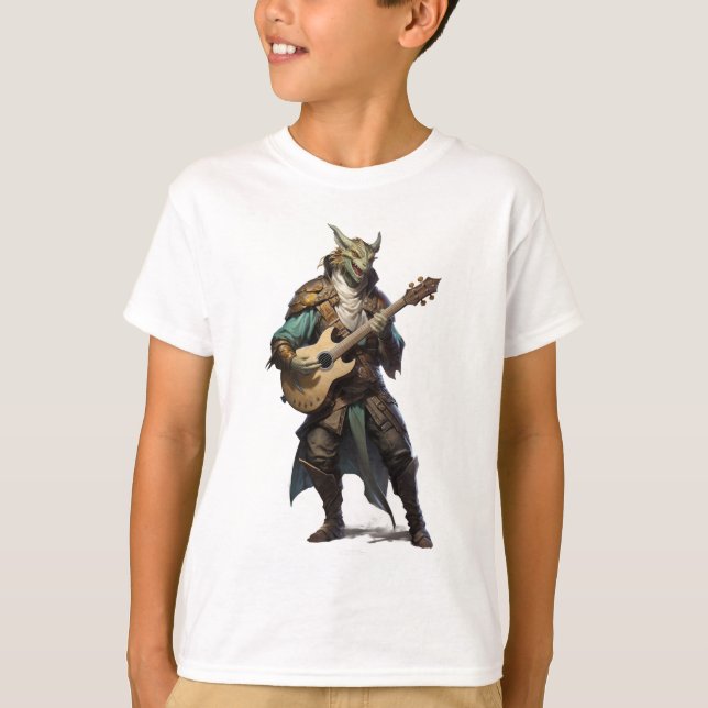 Dragonborn Bard T-Shirt (Vorderseite)