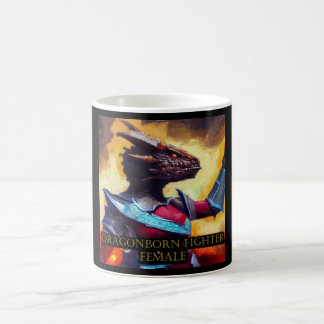 Dragonborn Fighter Female Kaffeetasse