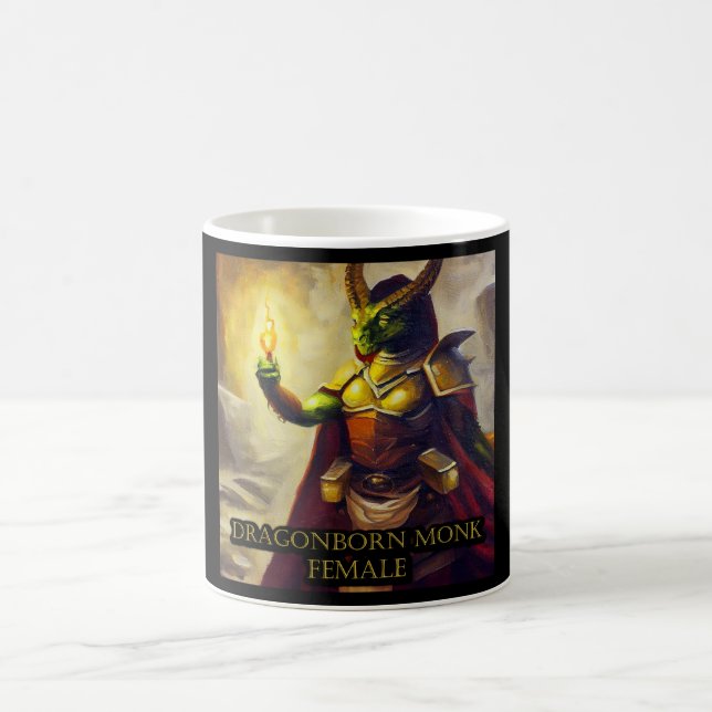 Dragonborn Monk Female Kaffeetasse (Mittel)