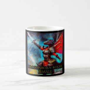 Dragonborn Rogue Female Kaffeetasse