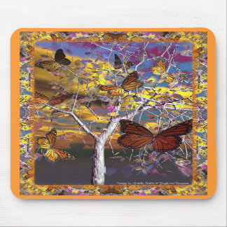 Dragoncats Butterfly Fantasy Mousepad