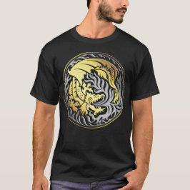 Dragoncircle - Gold und Chrome T-Shirt
