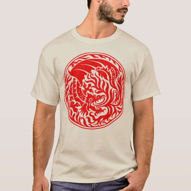 Dragoncircle - Rot T-Shirt (Vorderseite)